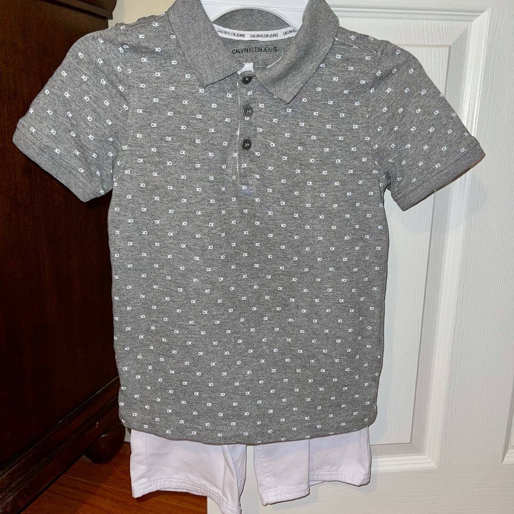 Calvin Klein 2 Piece Boy Short Set